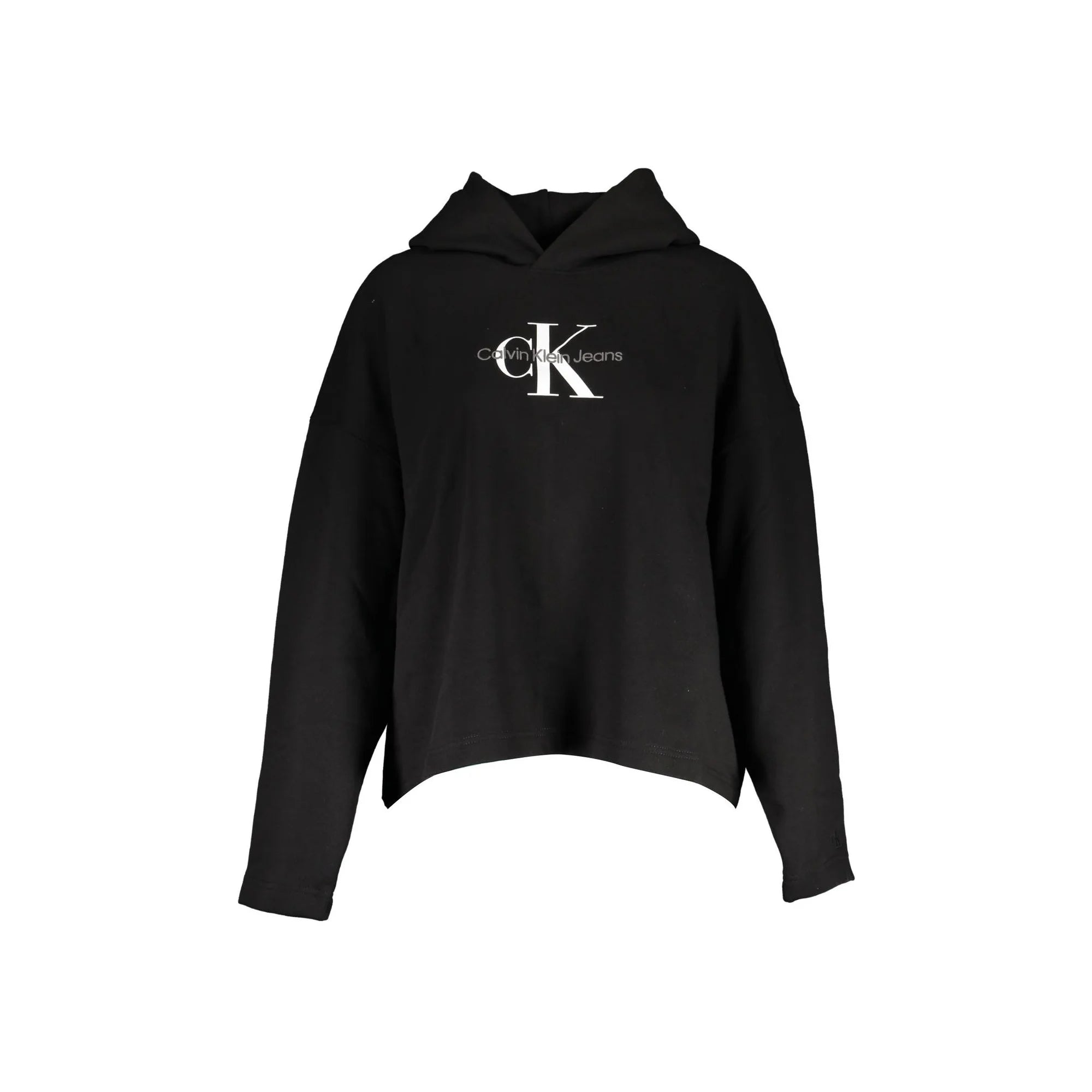Calvin Klein Felpa Maniche Lunghe Donna Nera Ricamo Felpe Nero - foto prodotto